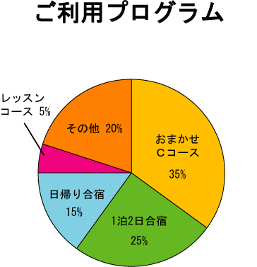 ご利用のプログラム グラフ1
